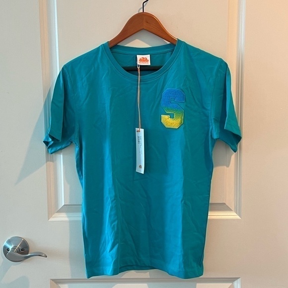 SUNDECK T-SHIRT WITH OVERDYED PATCH NWT - Picture 2 of 9